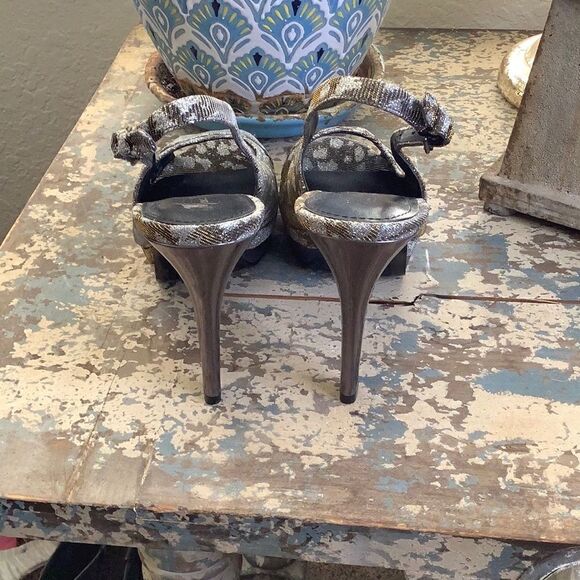 Marc Fisher sparkly cheetah platform heels - Picture 4 of 12